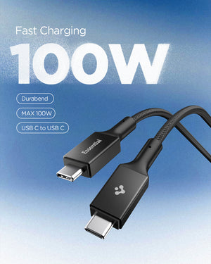 Black Spigen EB10015CC 100W USB-C cable feature 2: 100W charging specification