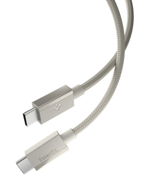 Spigen Essential EB6015CC 60W 480Mbps USB-C cable in Natural Titanium