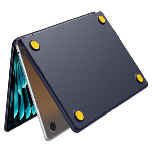 Spigen MacBook Air 15-inch M5/M4/M3/M2 Case – Nano Pop – Blueberry Navy – detail image 9