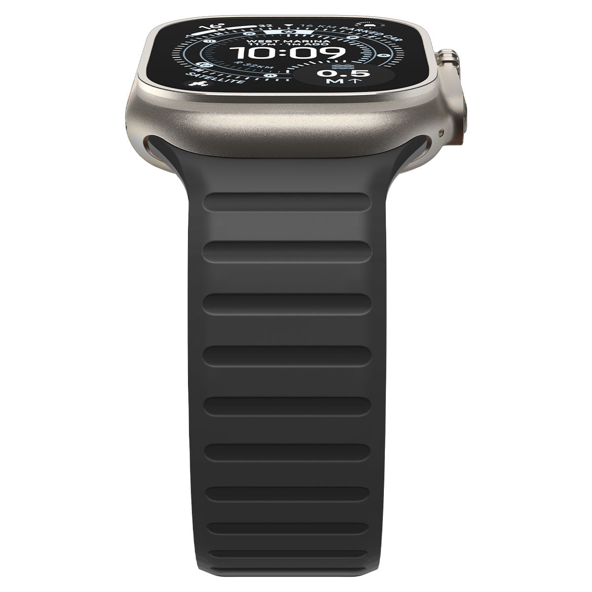 Active Black Gray Athlex Air M Apple Watch band product view 10