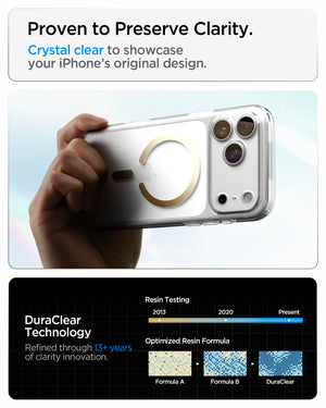 Spigen iPhone 18 Pro Max Ultra Hybrid (MagFit) - Clear Gold - feature illustration 77