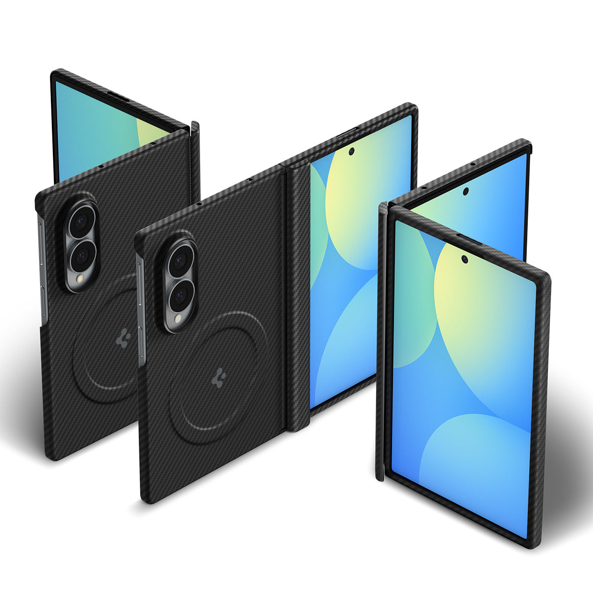 Spigen Galaxy Z Fold 8 Case Air Skin Aramid MagFit - Black - image 6