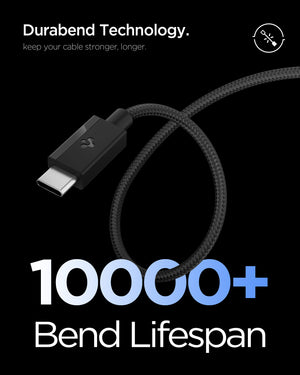 Black Spigen EB6015CC 60W USB-C cable feature 2: 60W charging specification