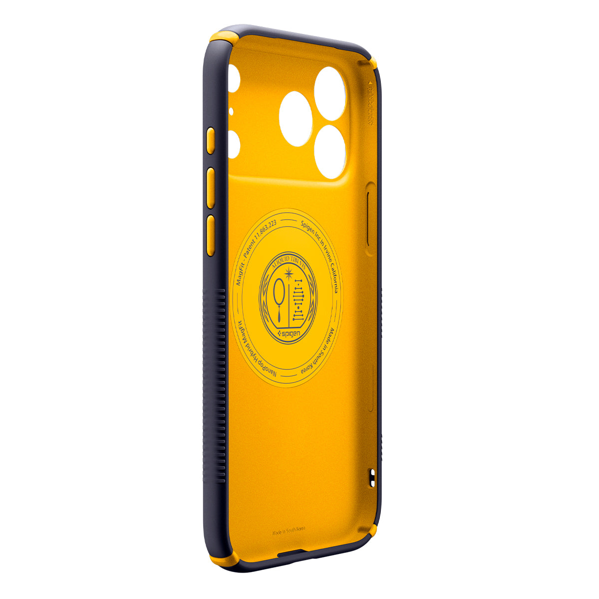 Spigen iPhone 18 Pro Nano Pop Hybrid (MagFit) - Blueberry Navy - case detail 23