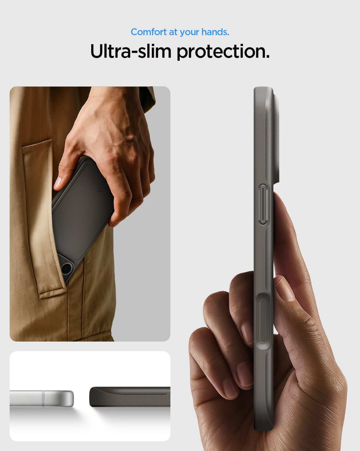 Spigen iPhone 18 Pro Max Thin Fit (MagFit) - Gunmetal - feature illustration 61