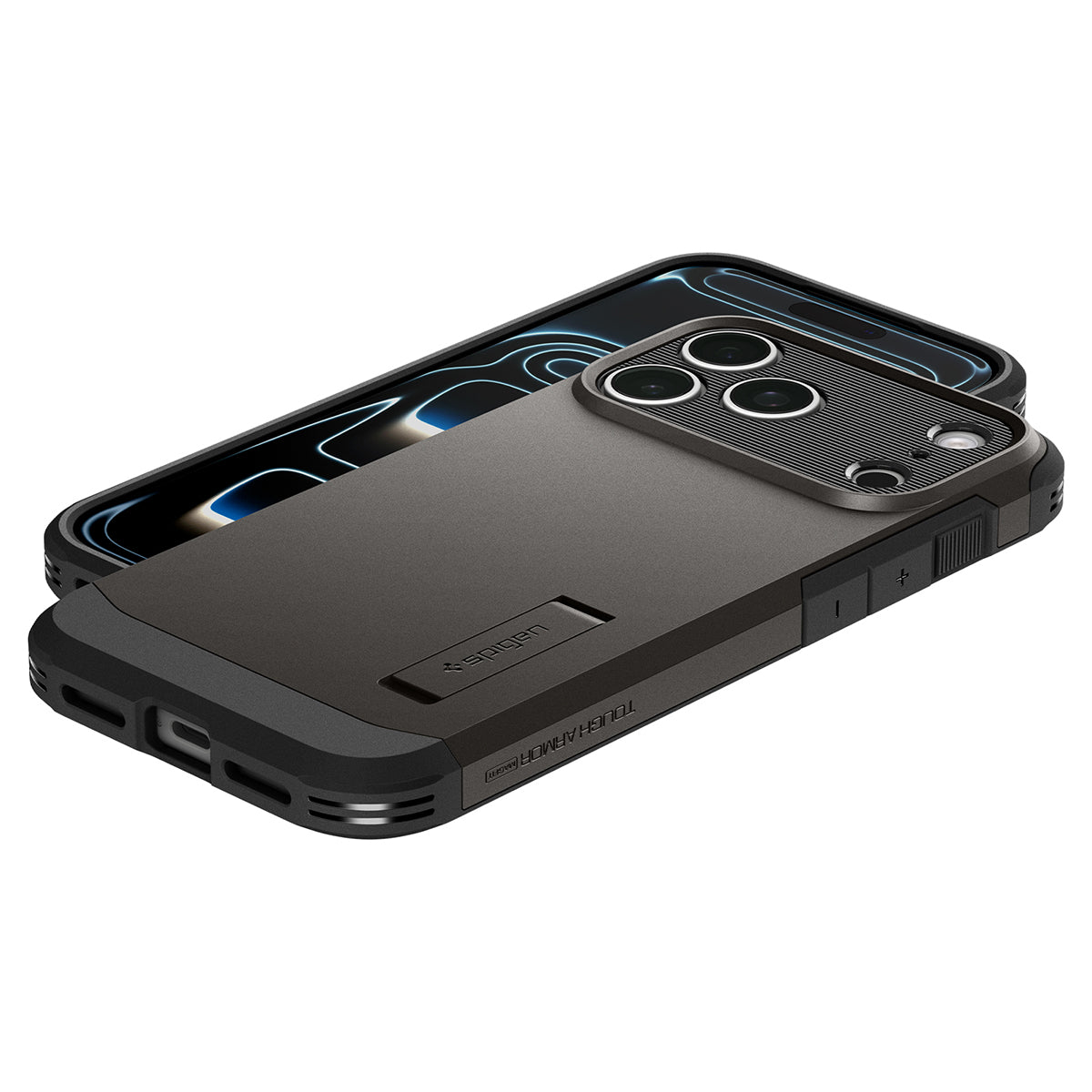 Spigen iPhone 18 Pro Max Tough Armor T (MagFit) - Gunmetal - case detail 25
