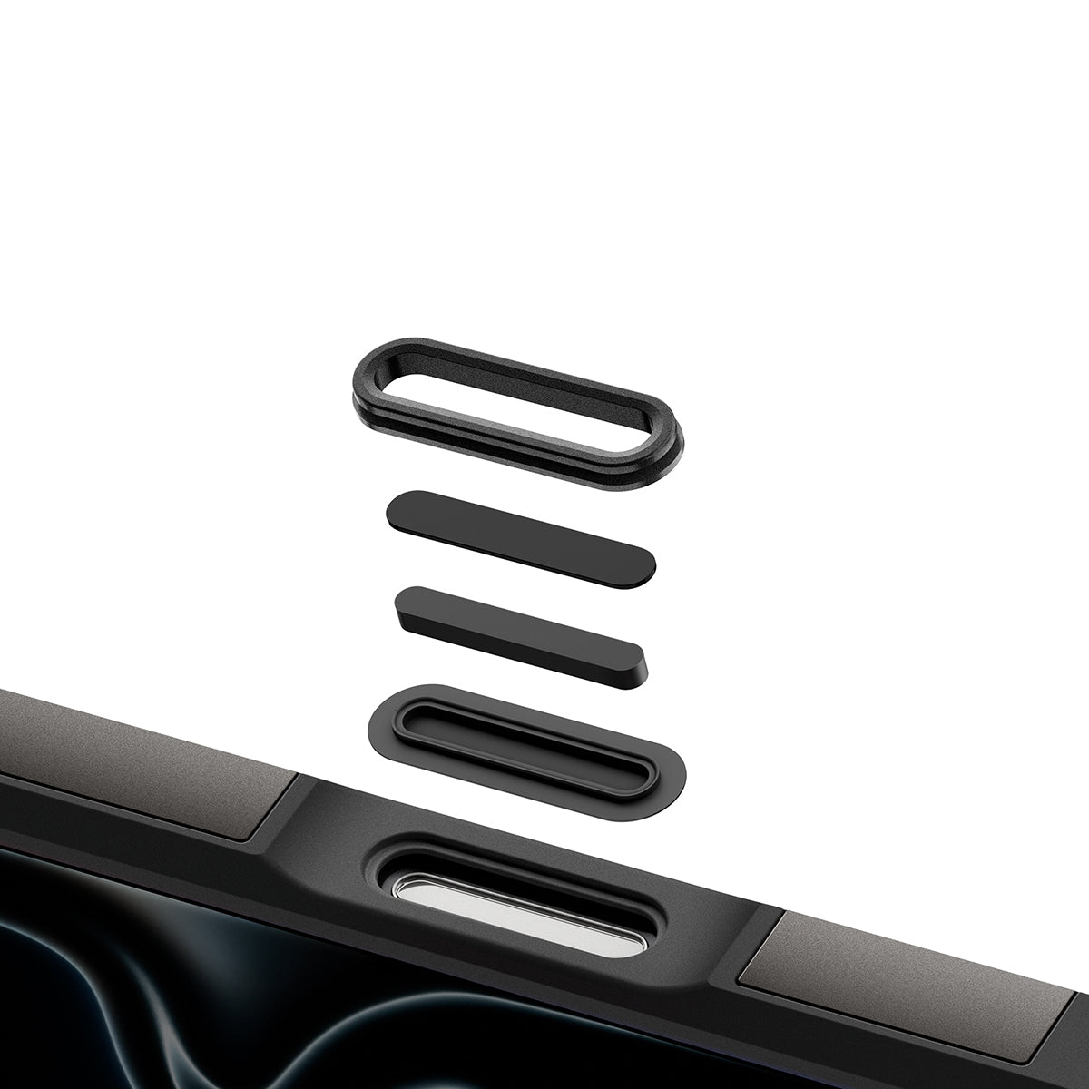 Spigen iPhone 18 Pro Max Tough Armor T (MagFit) - Gunmetal - case detail 29