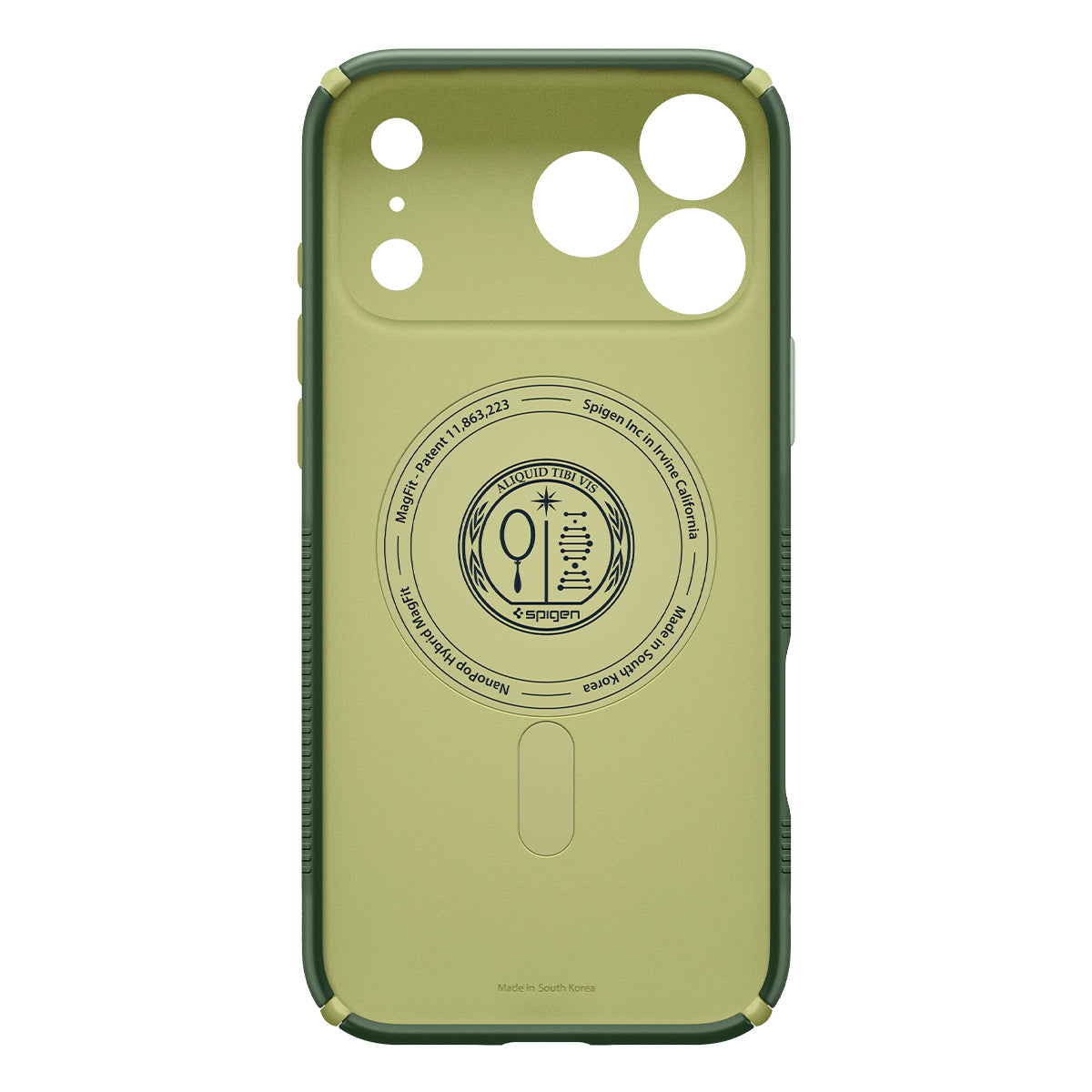 Spigen iPhone 18 Pro Max Nano Pop Hybrid (MagFit) - Avo Green - case detail 6