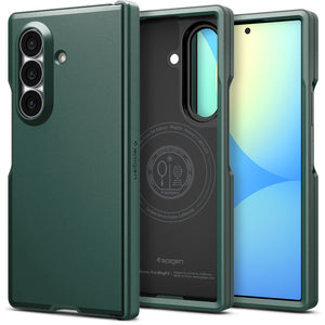 Spigen Galaxy Z Fold 8 Ultra Case Tough Armor Pro MagFit - Abyss Green - image 1