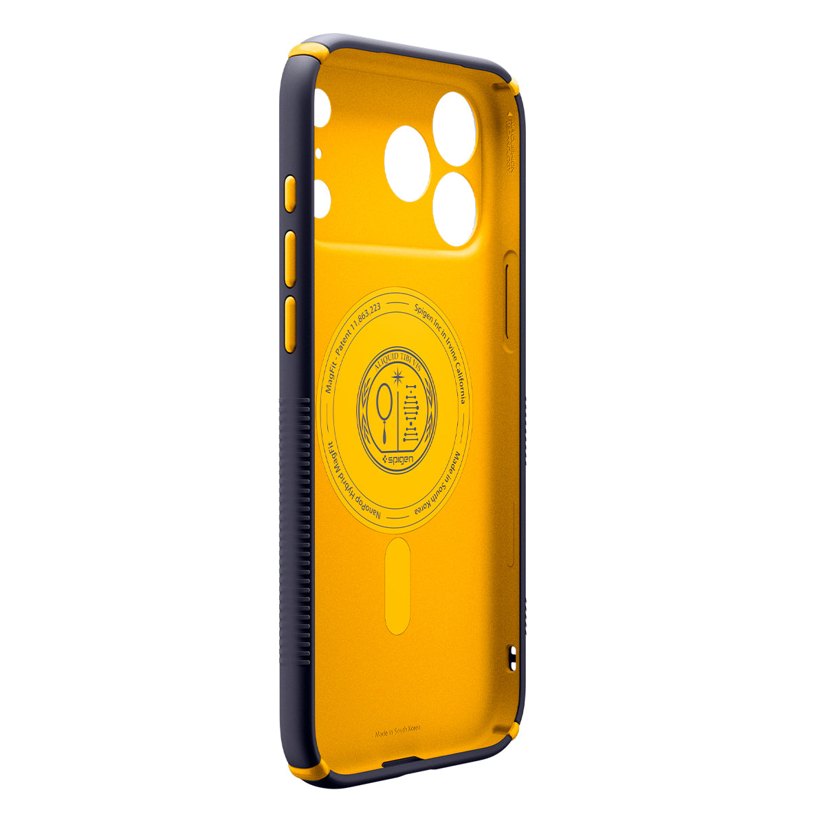 Spigen iPhone 18 Pro Max Nano Pop Hybrid (MagFit) - Blueberry Navy - case detail 23