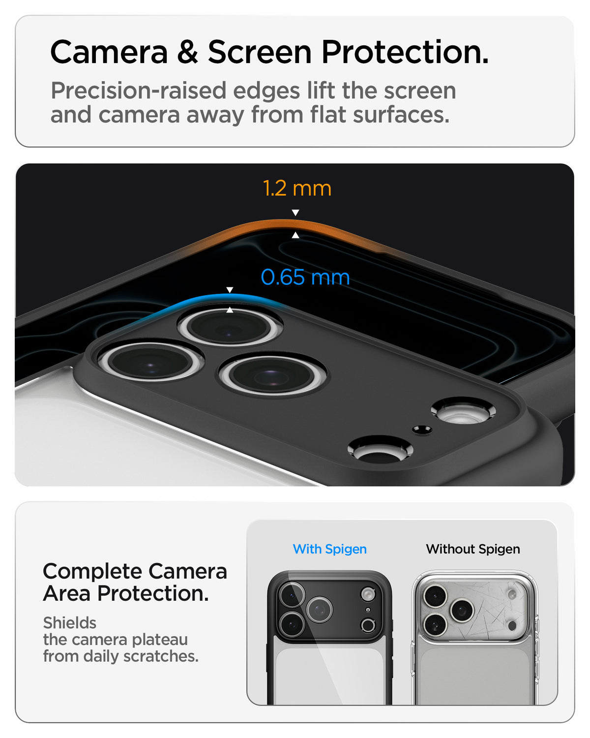 Spigen iPhone 18 Pro Max Ultra Hybrid - Matte Black - feature illustration 31