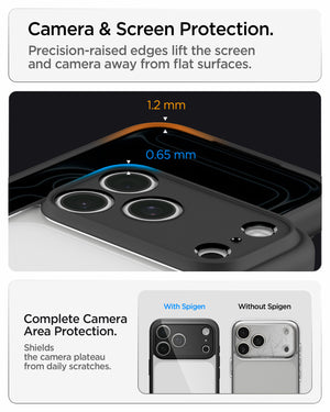 Spigen iPhone 18 Pro Max Ultra Hybrid - Matte Black - feature illustration 31