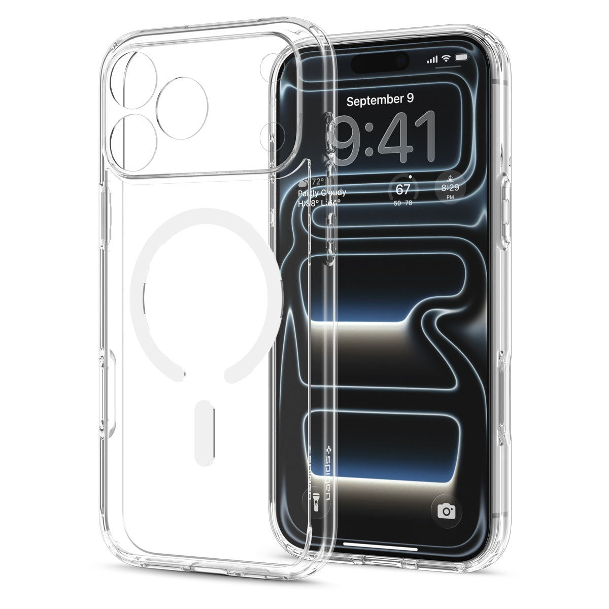 Spigen iPhone 18 Pro Max Ultra Hybrid (MagFit) - Clear White - case detail 67