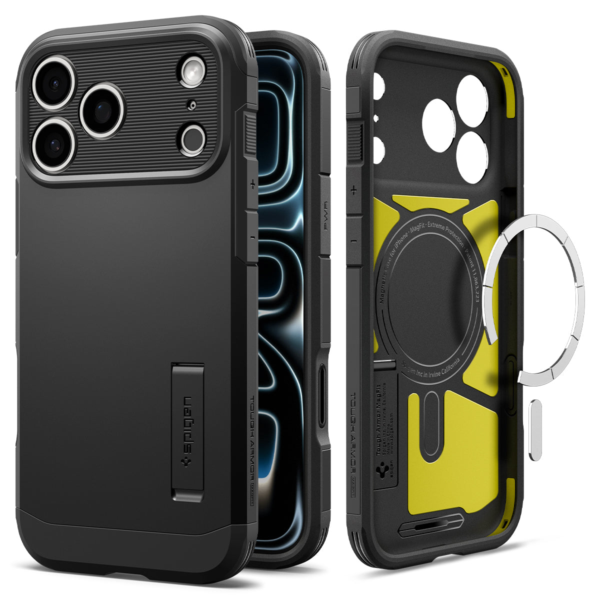 Spigen iPhone 18 Pro Tough Armor T (MagFit) - Black - product view 1