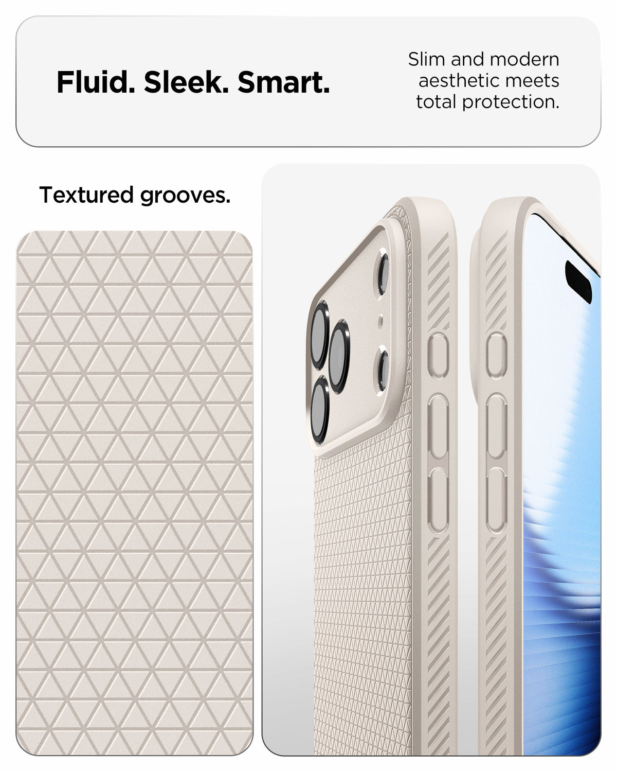 Spigen iPhone 18 Pro Max Liquid Air - Natural Titanium - feature illustration 62