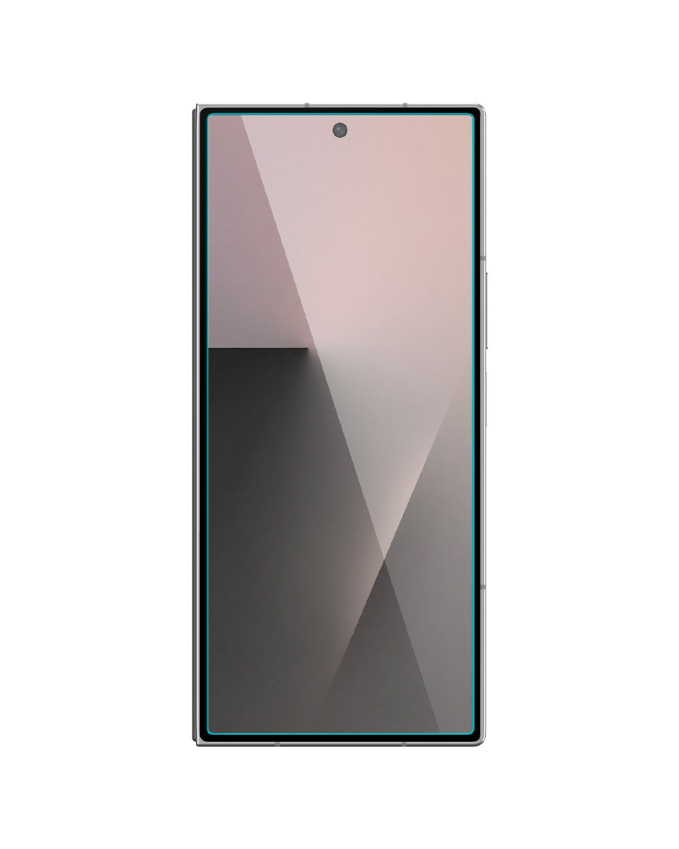 Privacy tempered glass fitted to the Galaxy Z Fold 8 Ultra external display