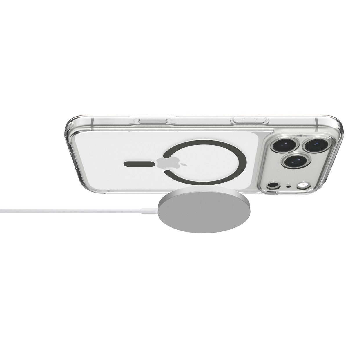 Spigen iPhone 18 Pro Ultra Hybrid (MagFit) - Clear Graphite - case detail 29