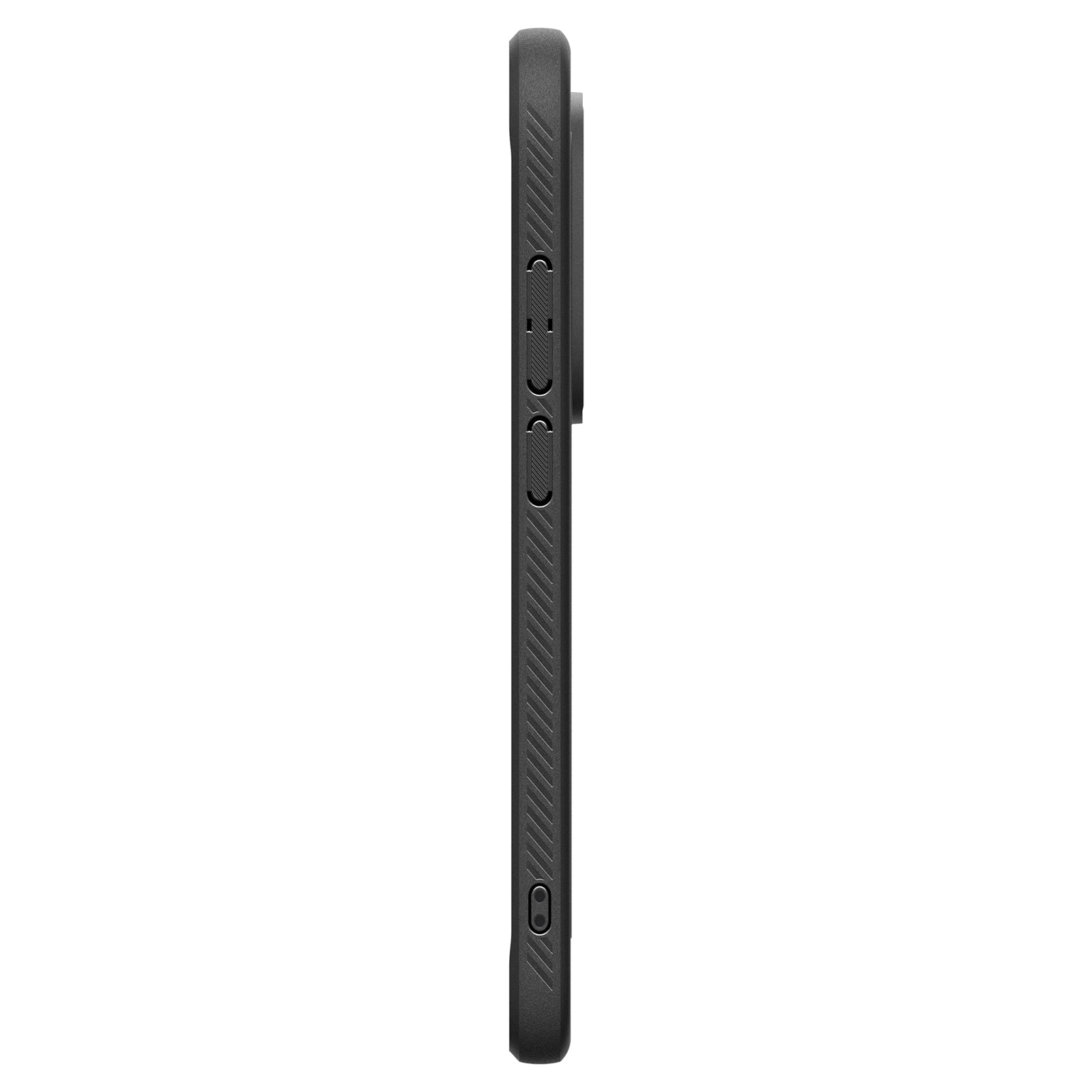 Side profile and textured button covers of the Redmi Note 15 Pro 5G Rugged Armor case