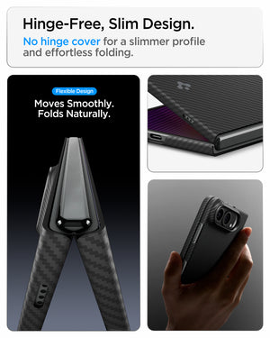 Spigen iPhone Duo Air Skin Aramid MagFit - Hinge-free folding design