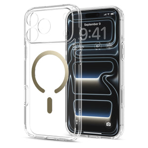 Spigen iPhone 18 Pro Ultra Hybrid (MagFit) - Clear Gold - case detail 20