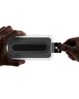 Dust-removal installation step for Spigen EZ Fit Pro