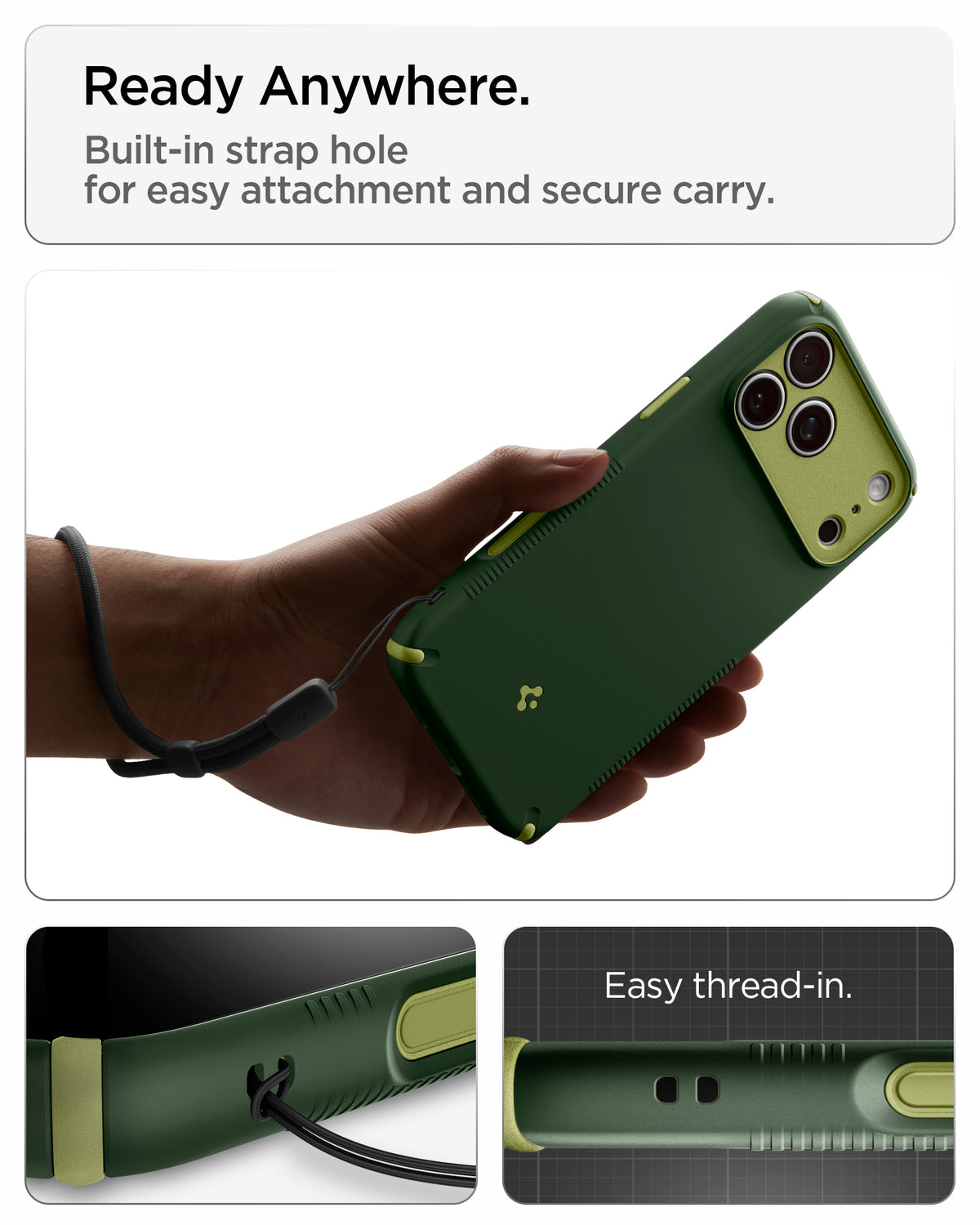 Spigen iPhone 18 Pro Max Nano Pop Hybrid (MagFit) - Avo Green - feature illustration 37