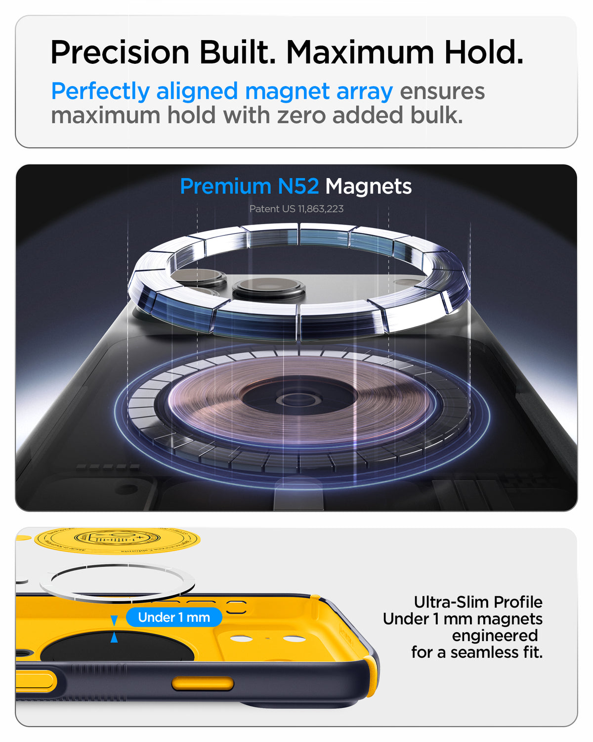 Spigen iPhone 18 Pro Max Nano Pop Hybrid (MagFit) - Blueberry Navy - feature illustration 41