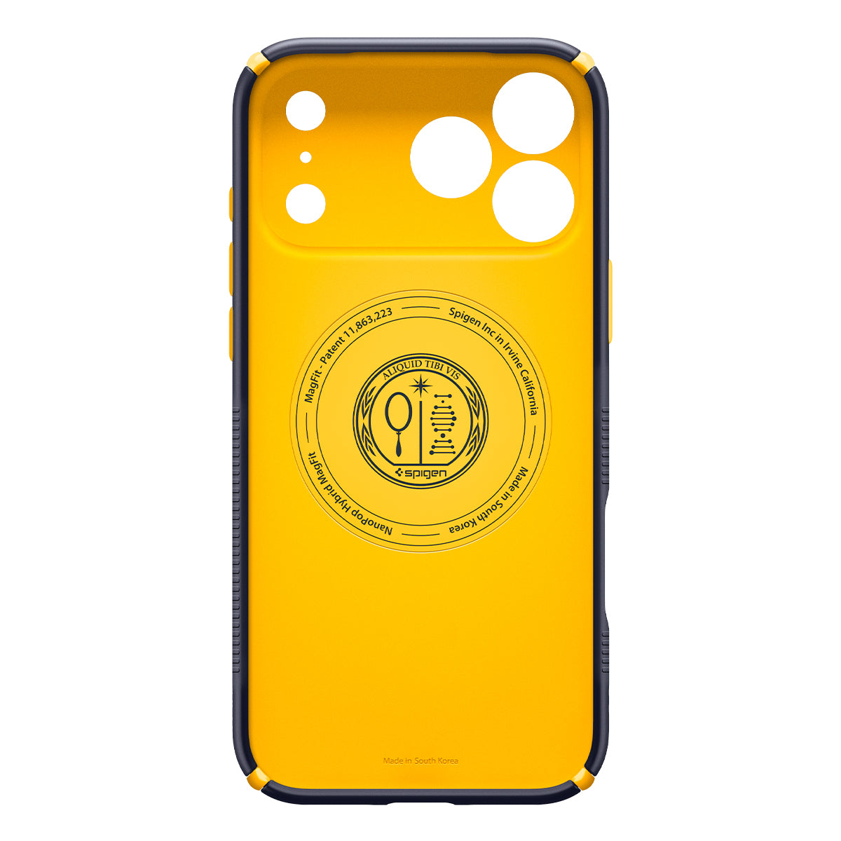 Spigen iPhone 18 Pro Nano Pop Hybrid (MagFit) - Blueberry Navy - case detail 20