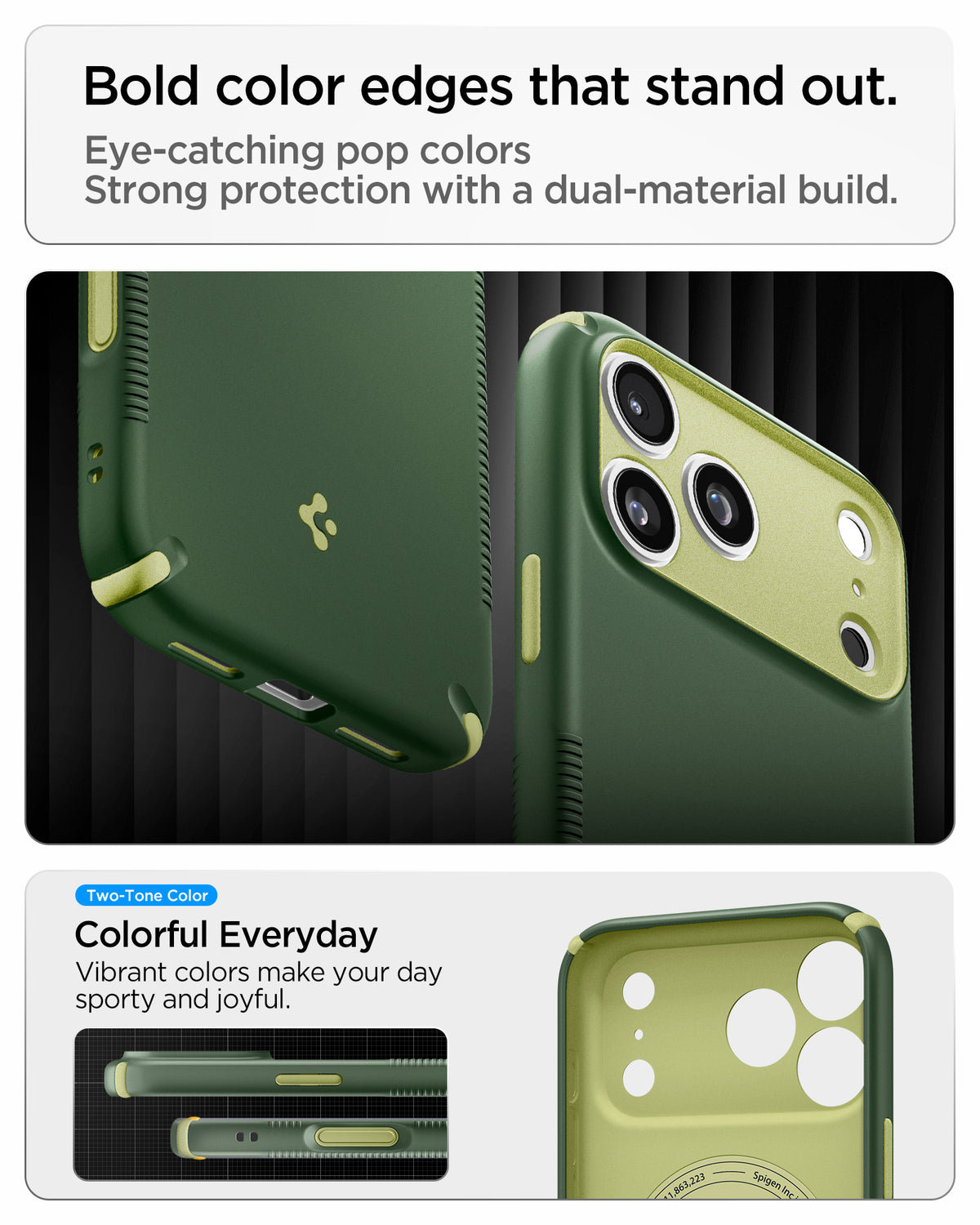 Spigen iPhone 18 Pro Nano Pop Hybrid (MagFit) - Avo Green - feature illustration 31