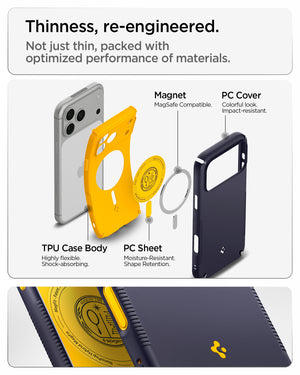 Spigen iPhone 18 Pro Max Nano Pop Hybrid (MagFit) - Blueberry Navy - feature illustration 40