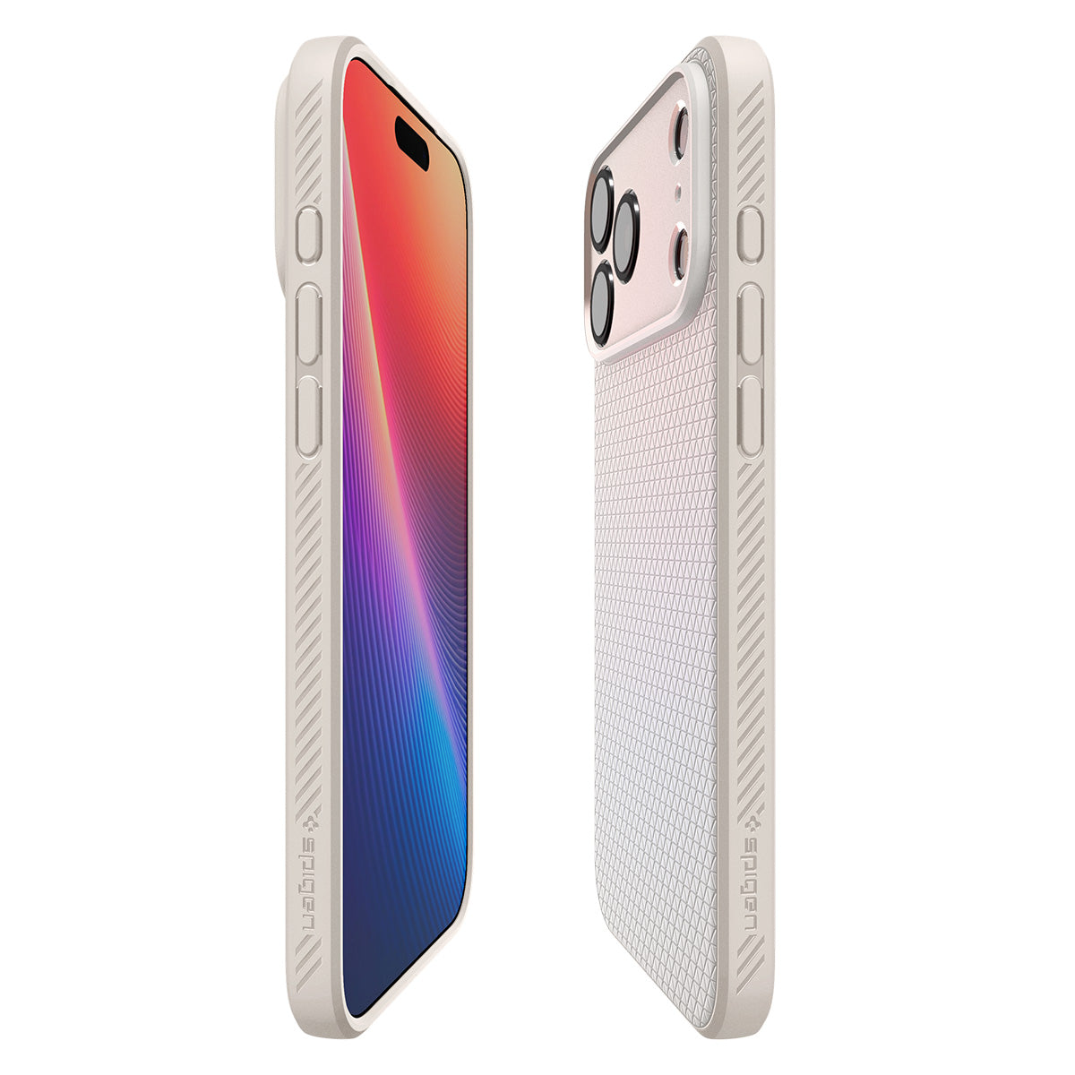 Spigen iPhone 18 Pro Liquid Air - Natural Titanium - case detail 31