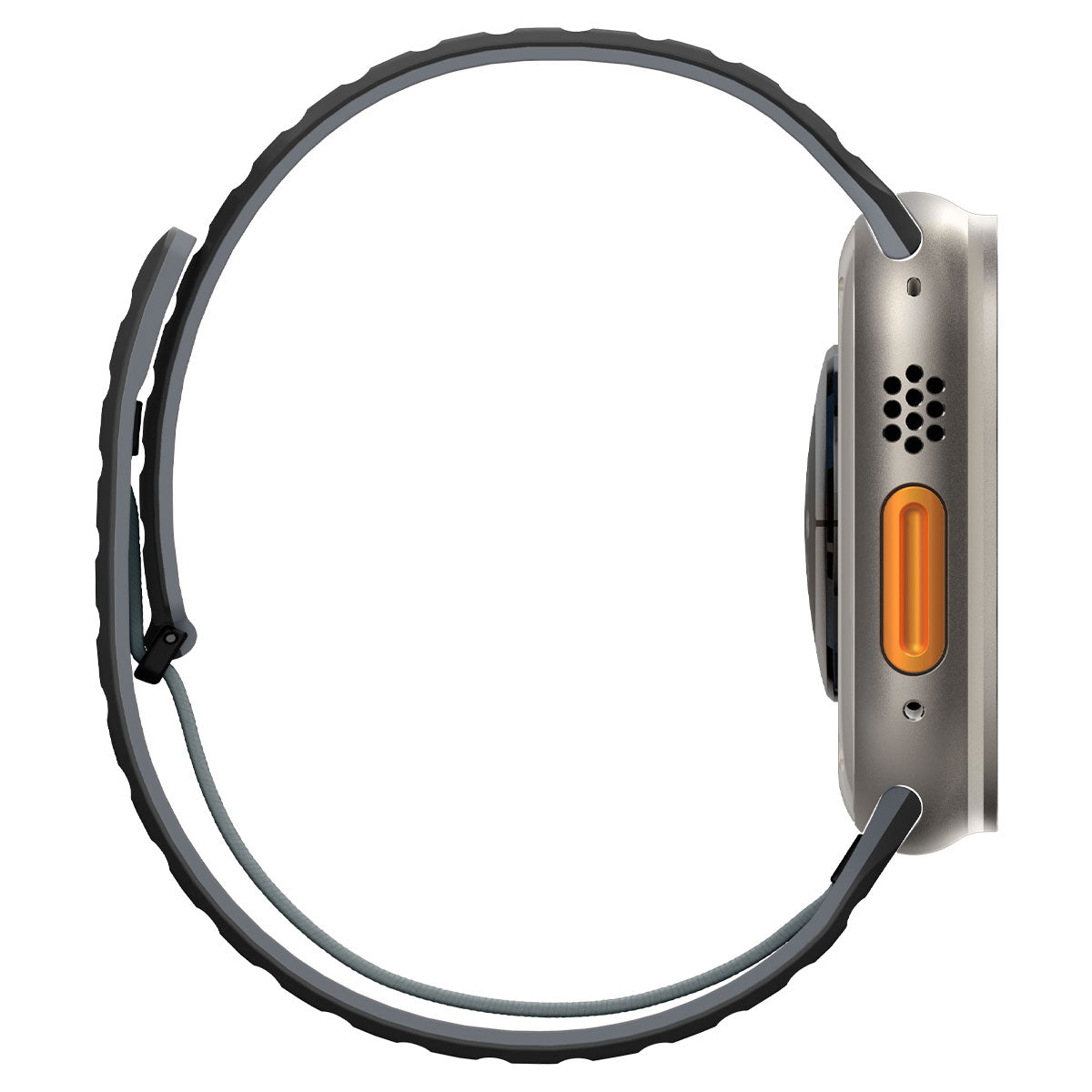 Active Black Gray Athlex Air M Apple Watch band product view 03