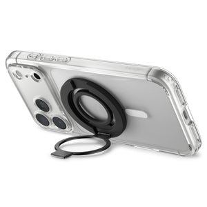 Black Dual Pop MagFit S portrait stand view