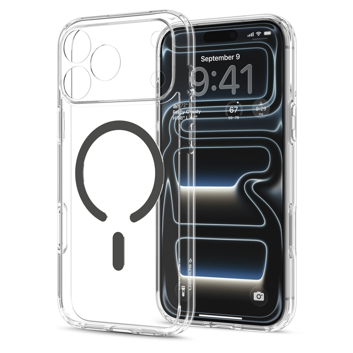Spigen iPhone 18 Pro Max Ultra Hybrid (MagFit) - Clear Graphite - case detail 42