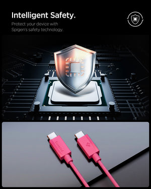 Pink Spigen EB6010CC 60W cable feature 4: 480Mbps data transfer