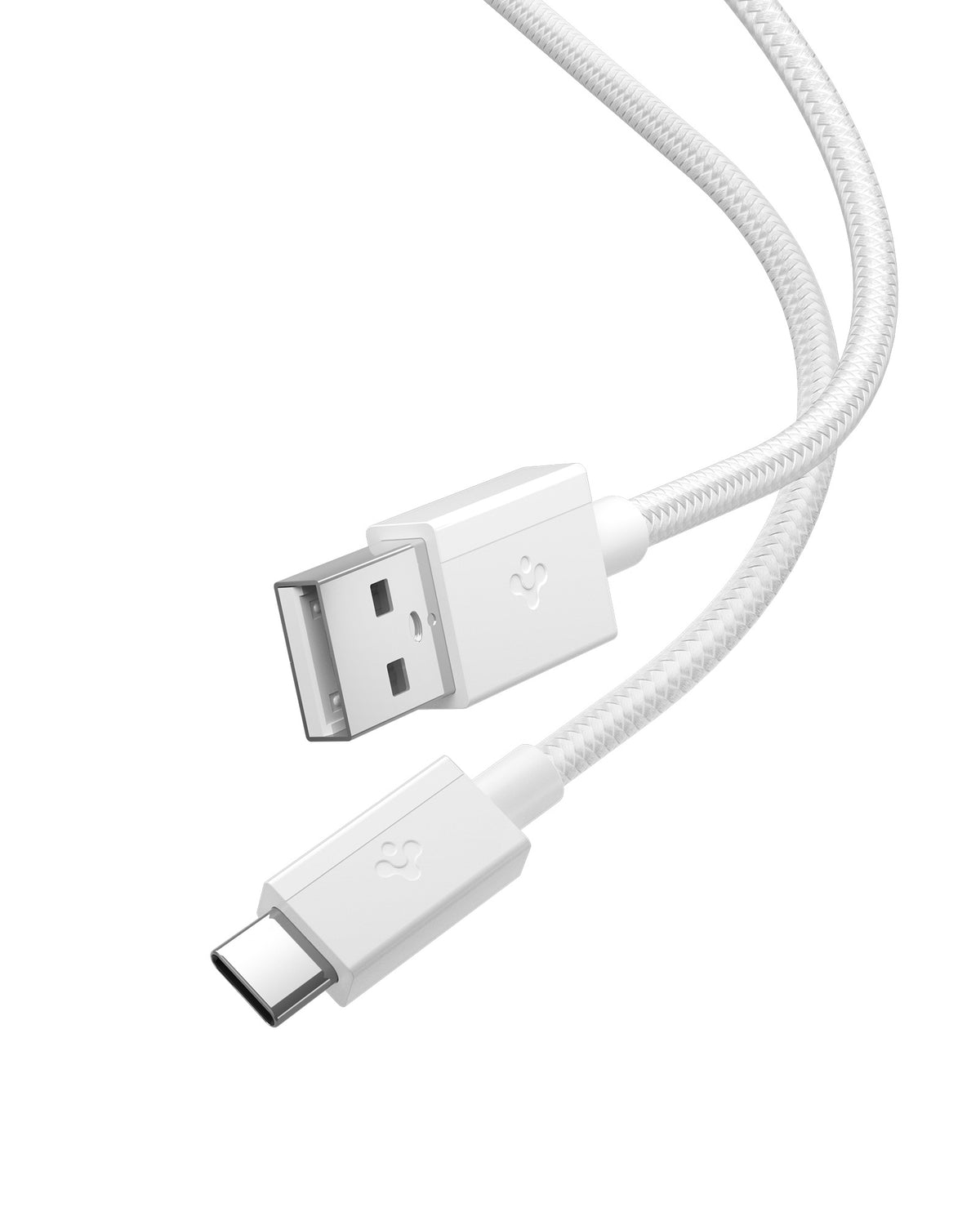 Spigen Essential EB6015AC 60W 480Mbps USB-A to USB-C cable in White