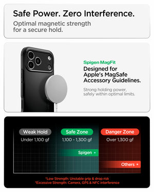 Spigen iPhone 18 Pro Tough Armor T (MagFit) - Black - feature illustration 36