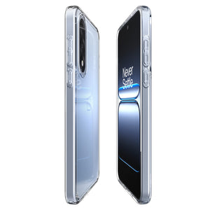 Angled front and back views of OnePlus Nord 5 5G with Spigen Ultra Hybrid