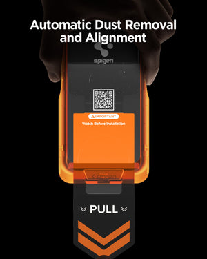 Automatic dust removal and alignment pull direction for OnePlus 15R