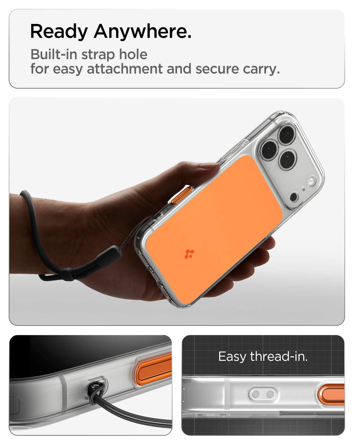 Spigen iPhone 18 Pro Max Ultra Hybrid T (MagFit) - Glossy Orange - feature illustration 51