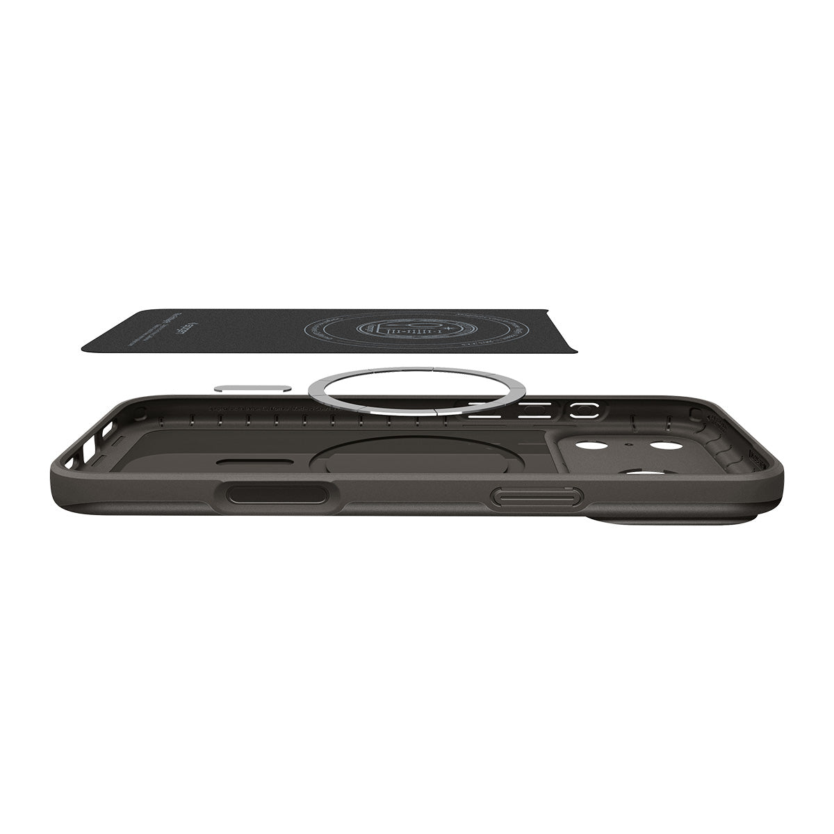 Spigen iPhone 18 Pro Max Thin Fit (MagFit) - Gunmetal - case detail 35