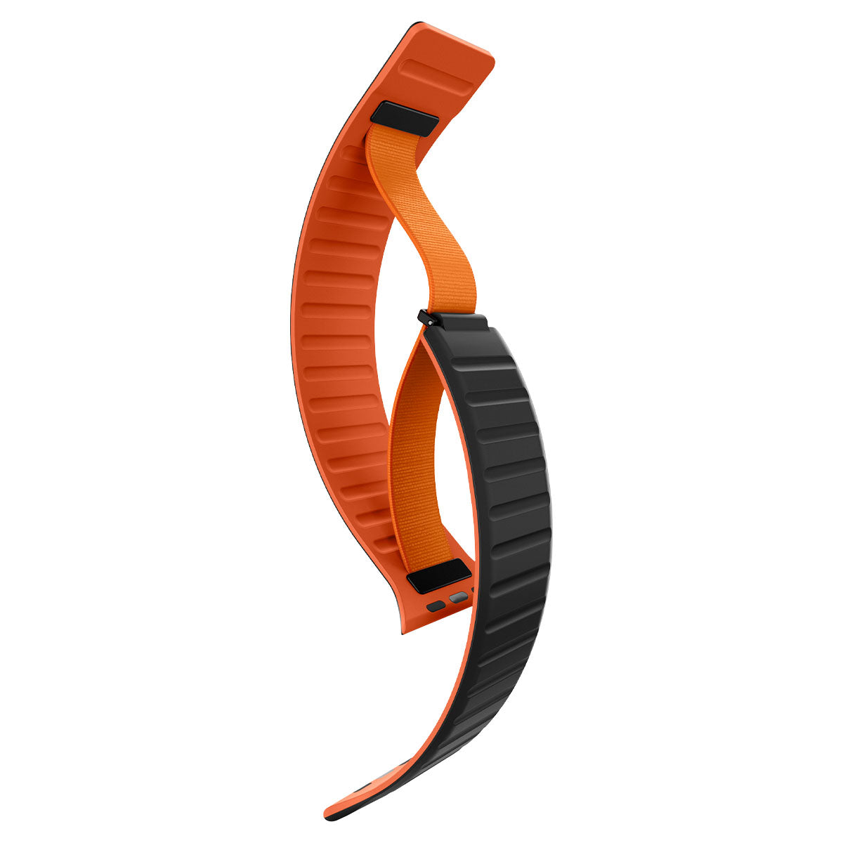 Open Active Black Orange band showing its adjustable inner strap