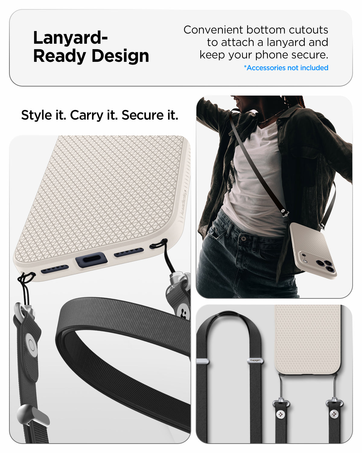 Spigen iPhone 18 Pro Liquid Air - Natural Titanium - feature illustration 59