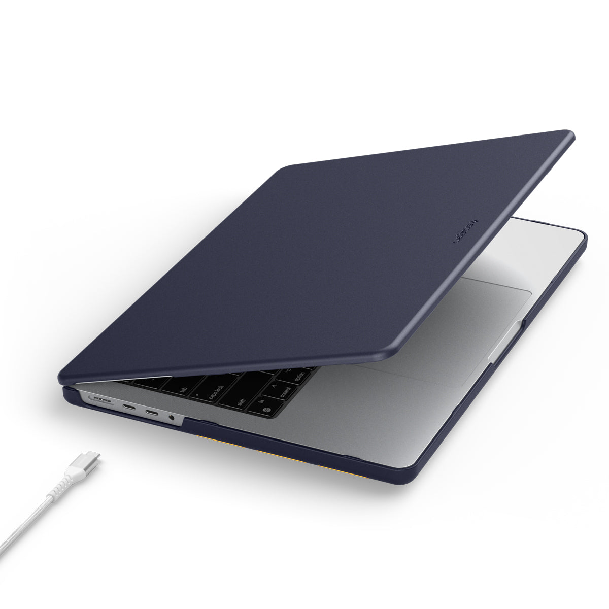 Spigen MacBook Pro 14-inch M5/M4/M3/M2/M1 Case – Nano Pop – Blueberry Navy – detail image 7