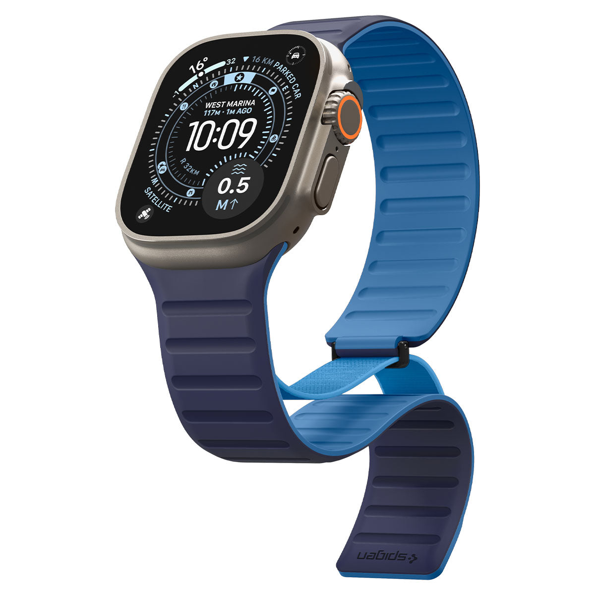 Active Navy Blue Athlex Air M Apple Watch band product view 04