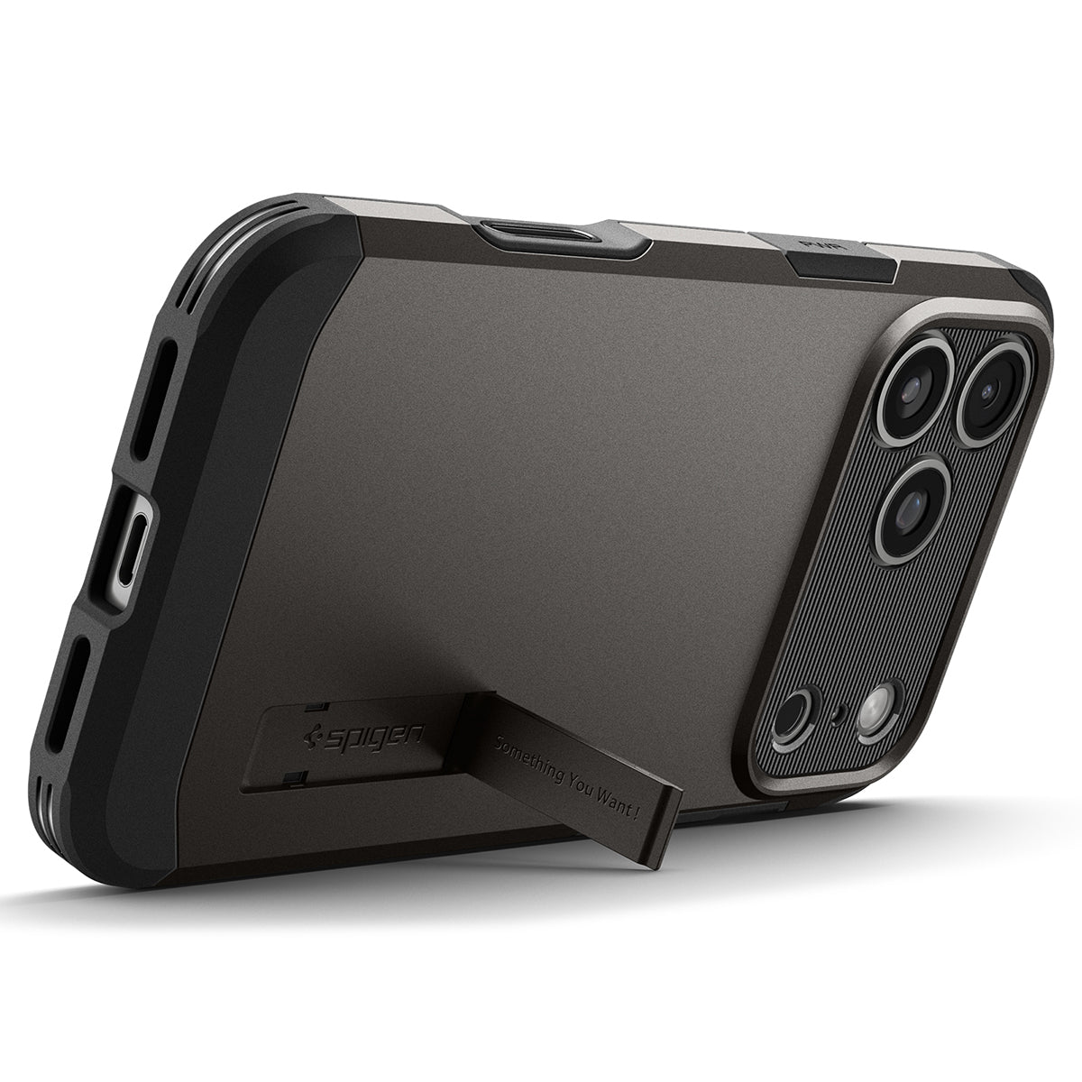 Spigen iPhone 18 Pro Max Tough Armor T (MagFit) - Gunmetal - case detail 31