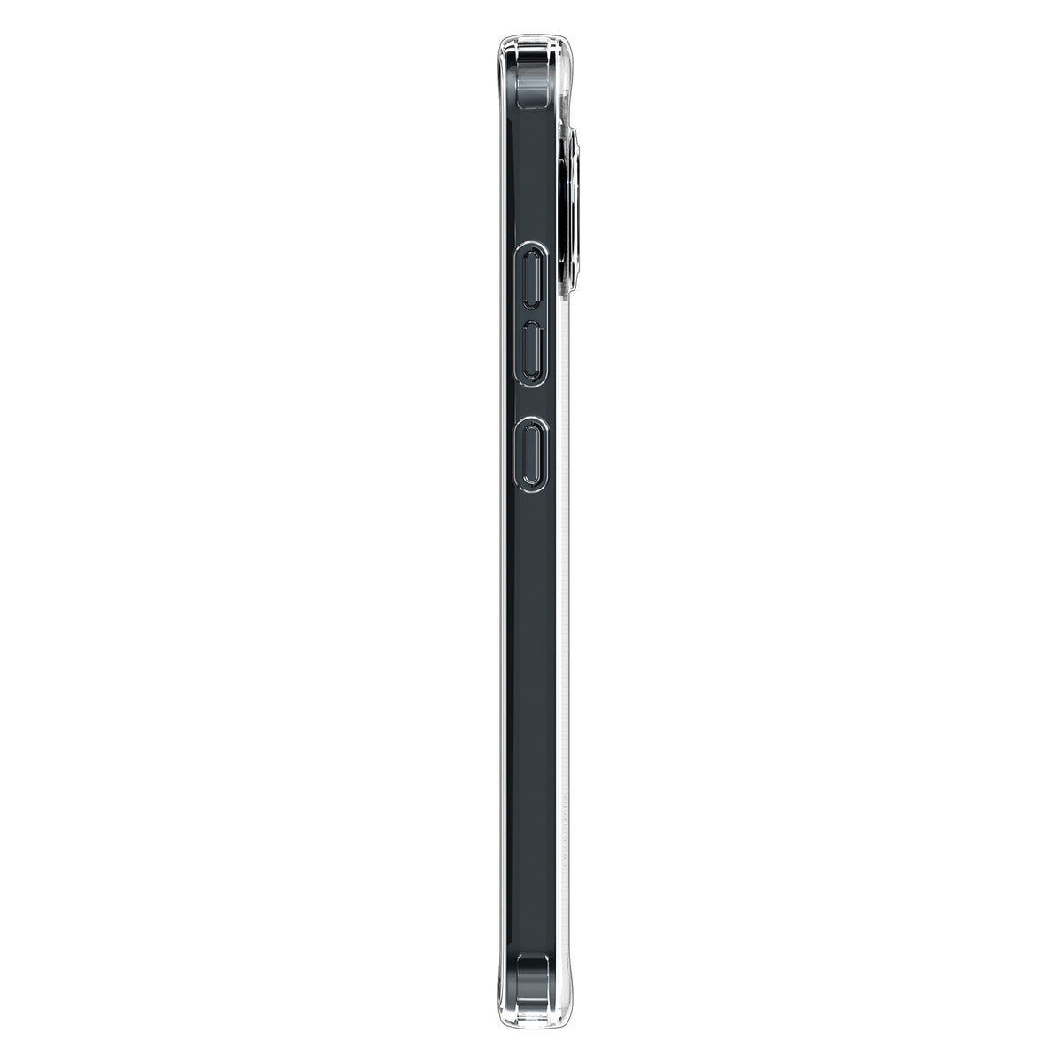 Side profile and covered buttons of the Nothing Phone 4a Ultra Hybrid case
