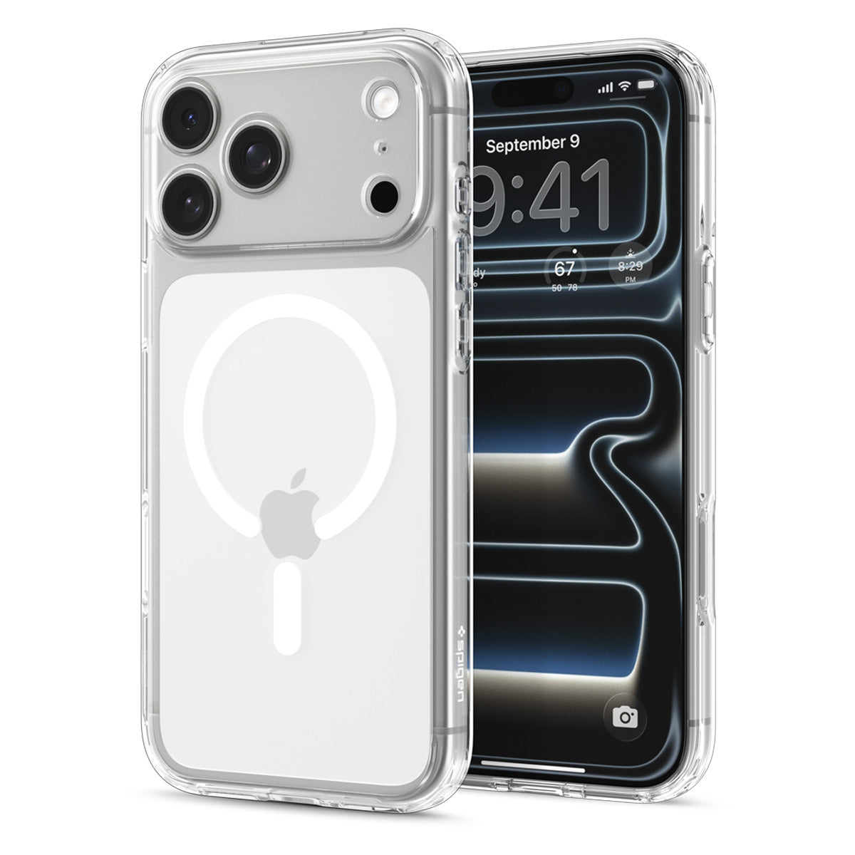 Spigen iPhone 18 Pro Max Ultra Hybrid (MagFit) - Clear White - case detail 65