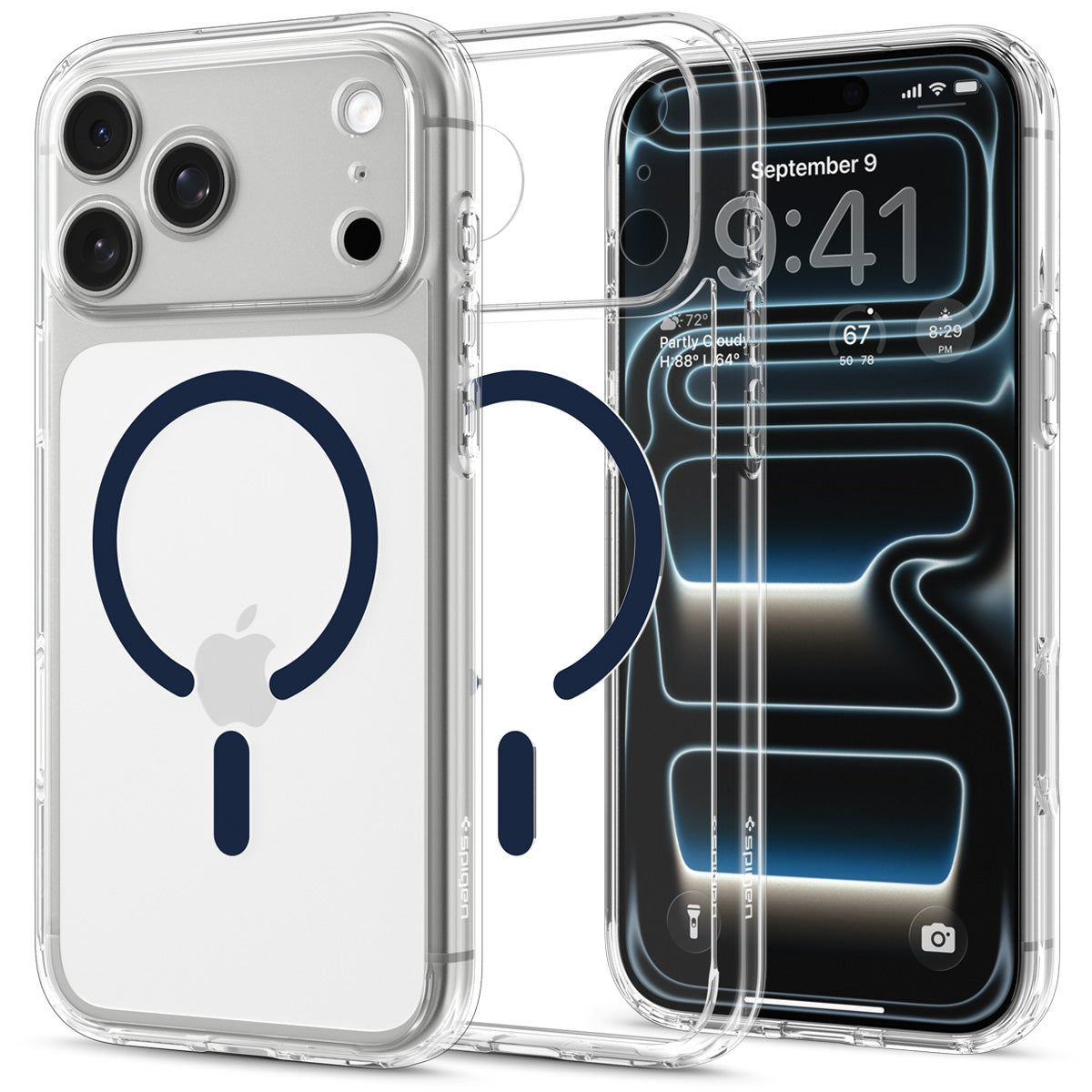 Spigen iPhone 18 Pro Max Ultra Hybrid (MagFit) - Clear Deep Blue - product view 6