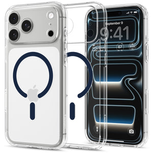 Spigen iPhone 18 Pro Max Ultra Hybrid (MagFit) - Clear Deep Blue - product view 6